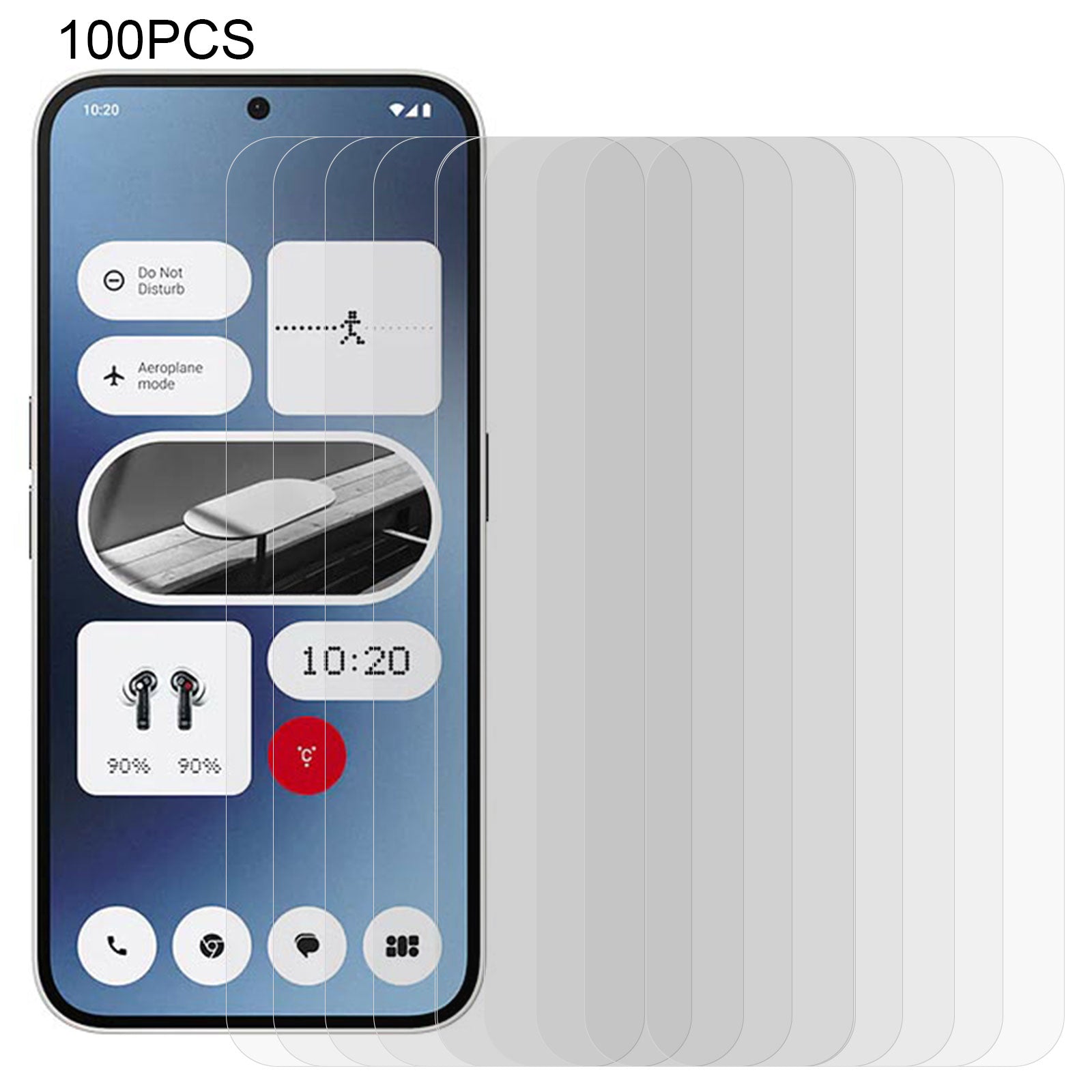 100PCS For Nothing Phone (2a) Screen Protector Ultra-Clear Tempered Glass Guard Film 100PCS For Nothing Phone (2a) Screen Protector Ultra-Clear Tempered Glass Guard Film